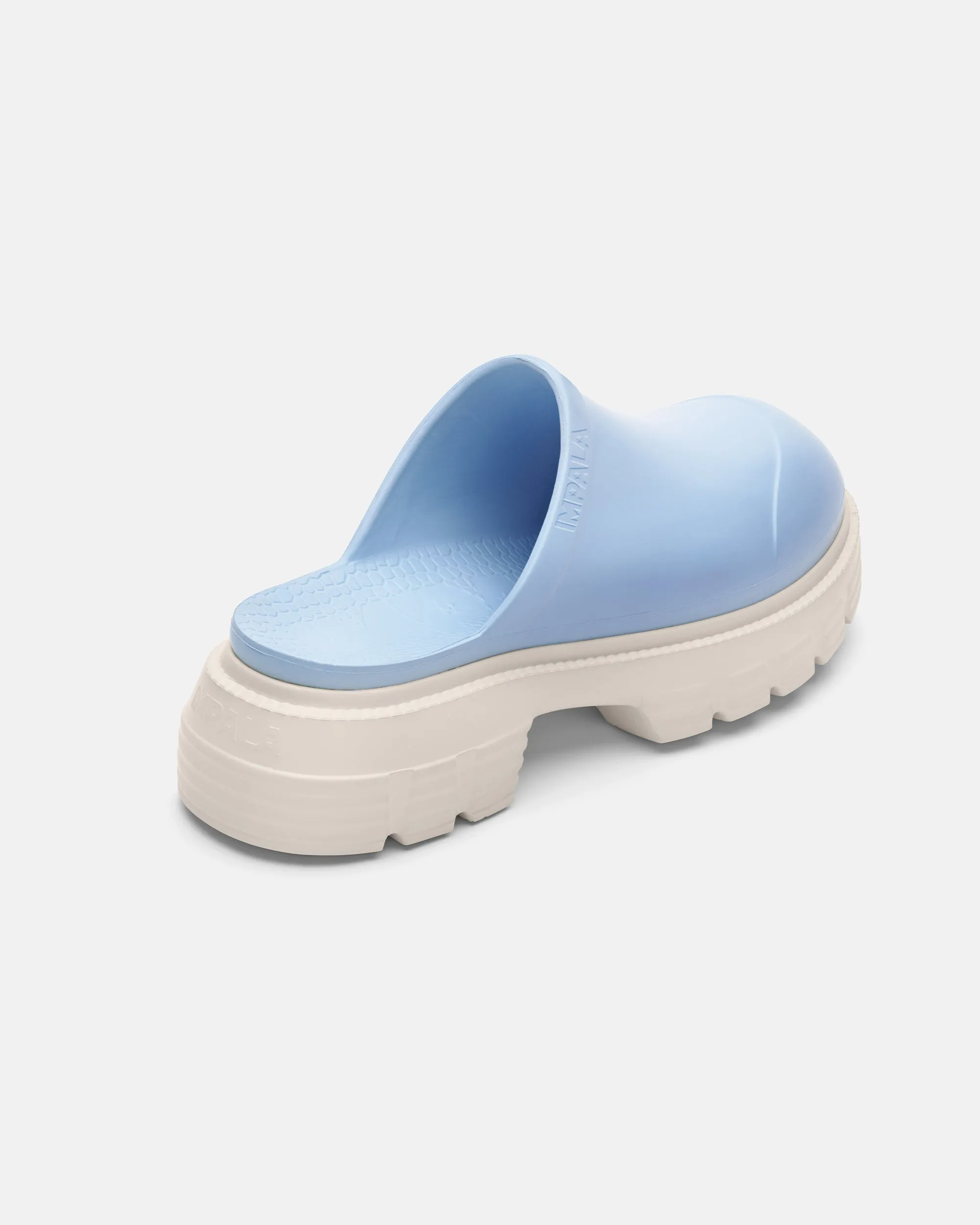 Impala Bubble Soft Mule - Blue/Cream