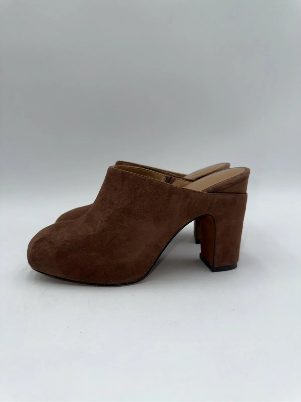 Joie Womens Janet Clog Brown Suede Size 6 M - Very Good