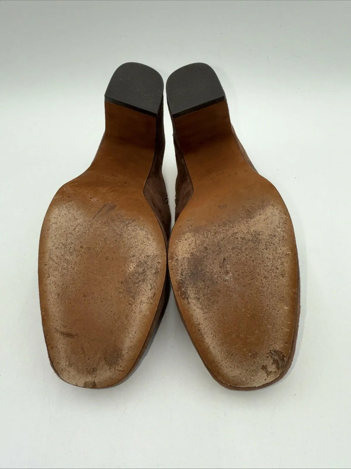 Joie Womens Janet Clog Brown Suede Size 6 M - Very Good