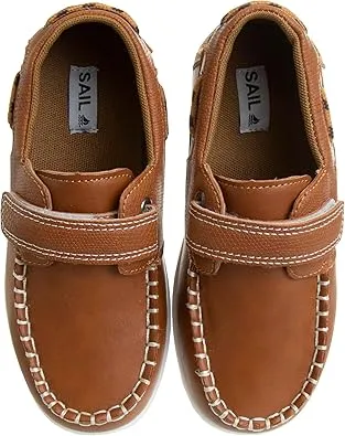 Josmo Boys Boat Shoes – Toddler Casual Dress Boat Shoe Loafer Comfort Moccasins (Toddler- Big Kid)