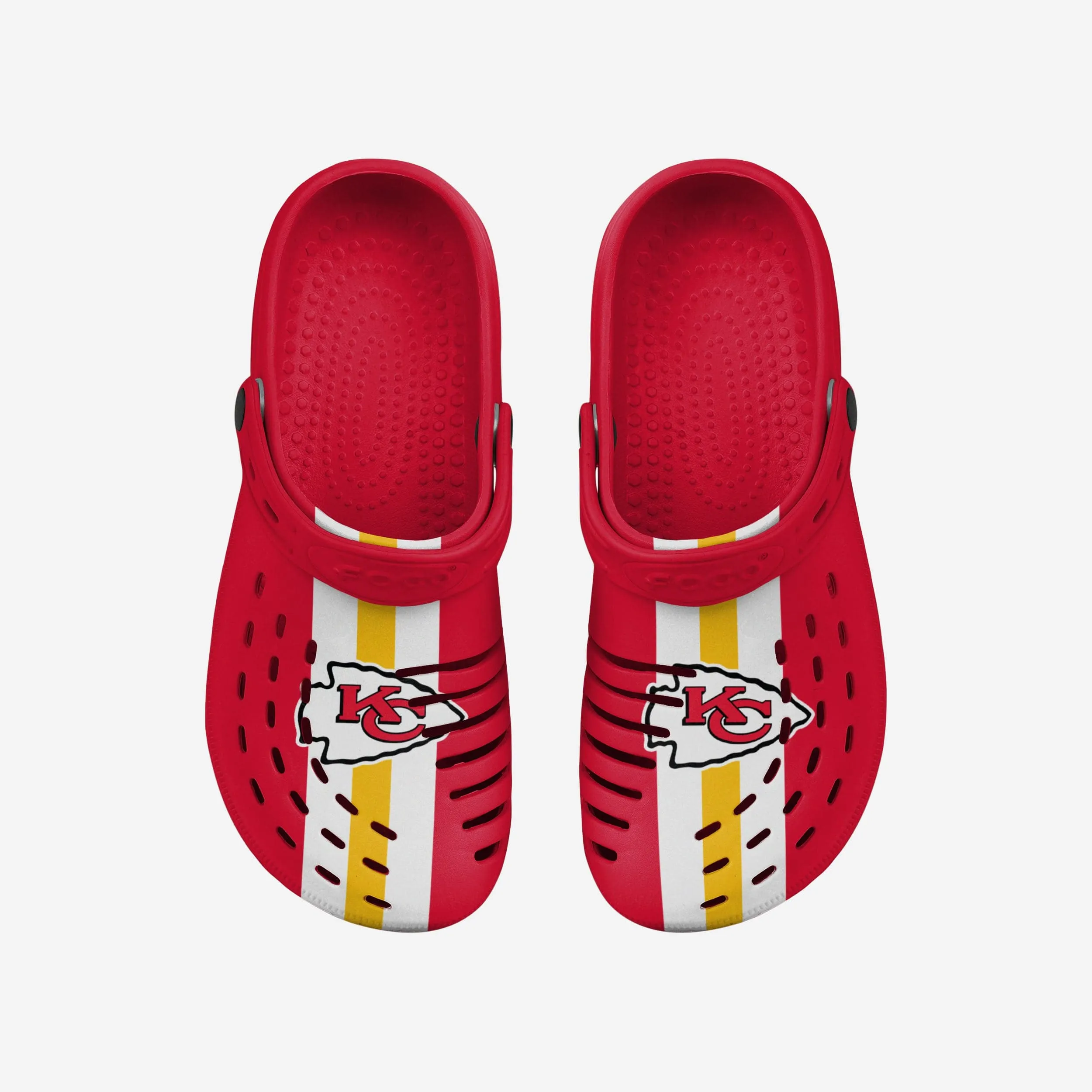 Kansas City Chiefs Team Stripe Clog With Strap