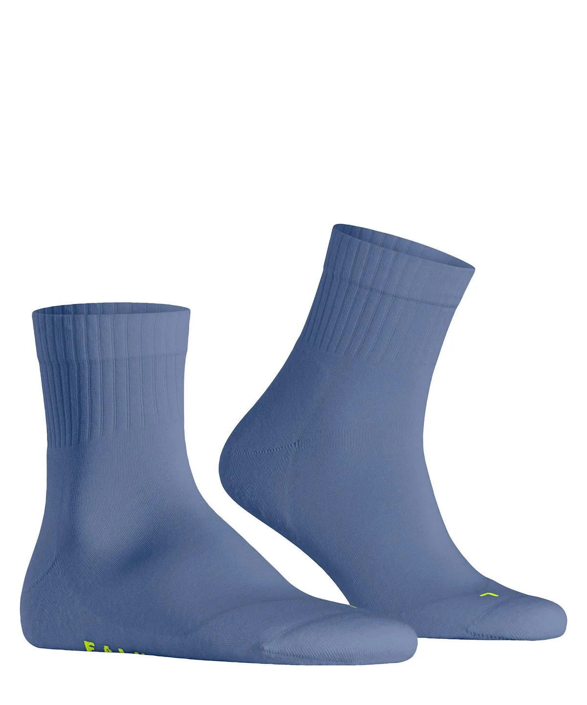 Korte Crewsocks met rib 16624 6483 Smokey Blue
