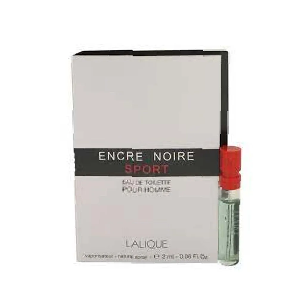 Lalique Encre Noire Sport Eau De Toilette Pour Homme Vial 2ml Pack of 2