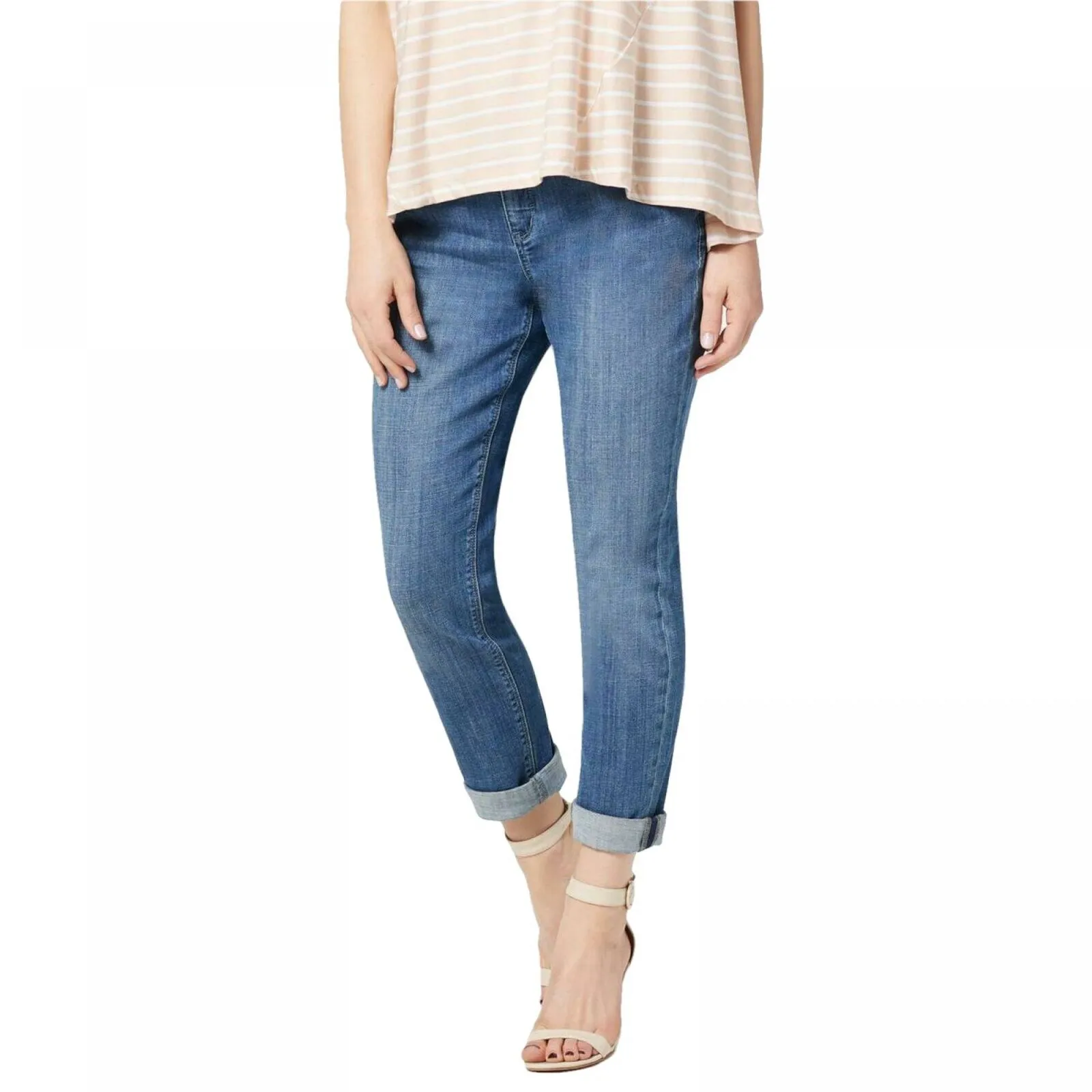 Laurie Felt Women's Classic Denim Boyfriend Jeans