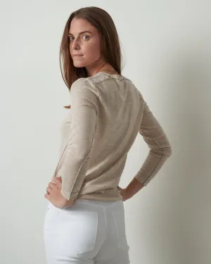 l/s baby tee - barley
