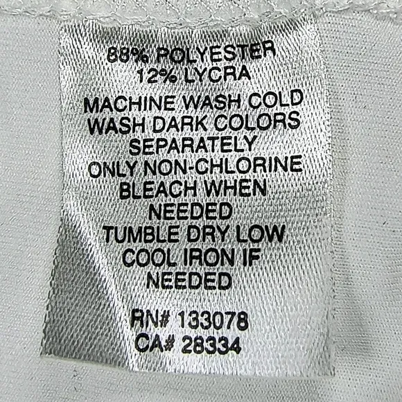 Lucky in Love White Scalloped Ruffled Tennis Skort with Green Trim, S, NWT
