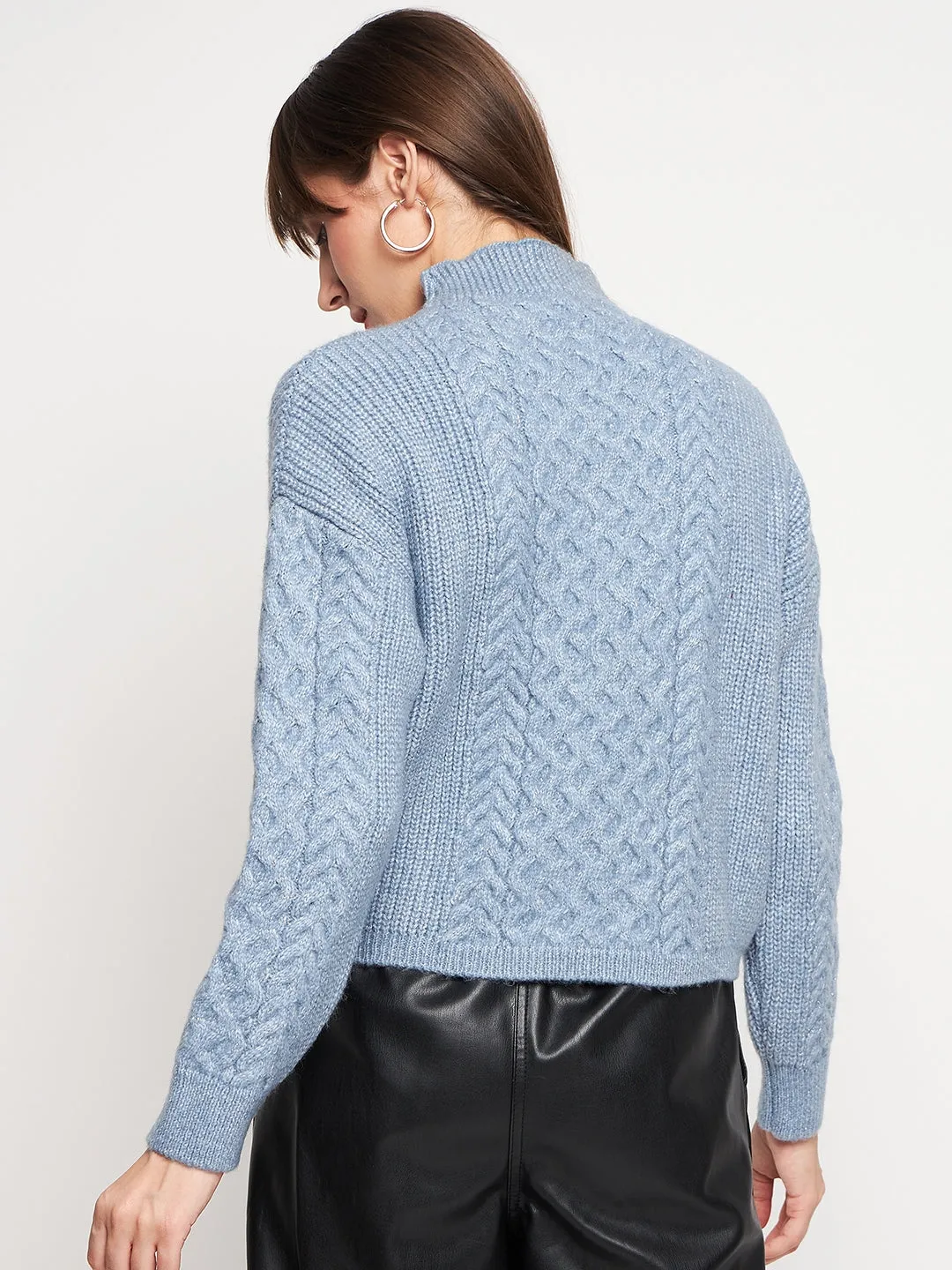 Madame Blue Knit Pullover