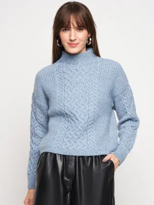 Madame Blue Knit Pullover