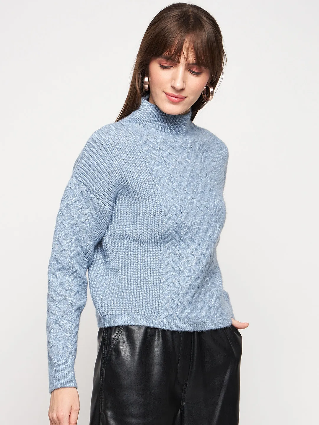 Madame Blue Knit Pullover