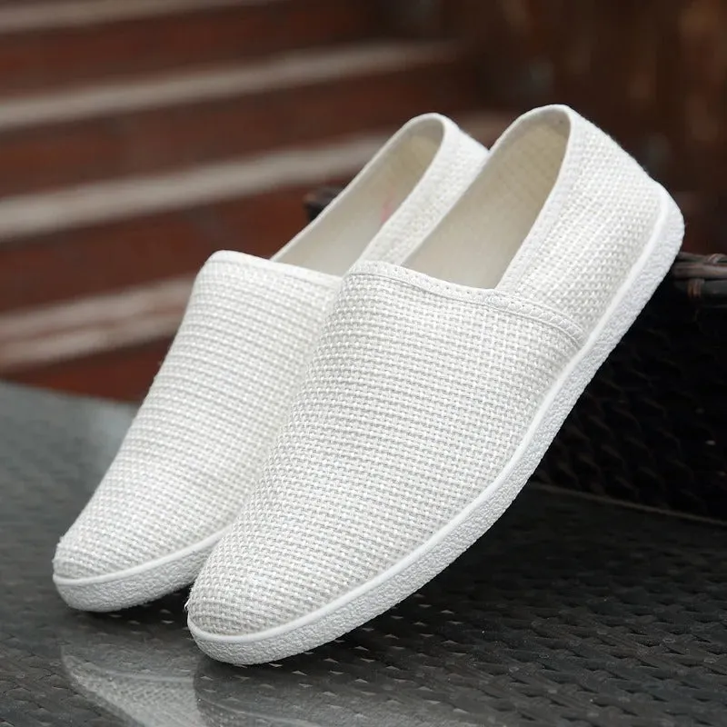 Men’s Casual Linen Loafers with Soft Material | Perfect for Casual Days