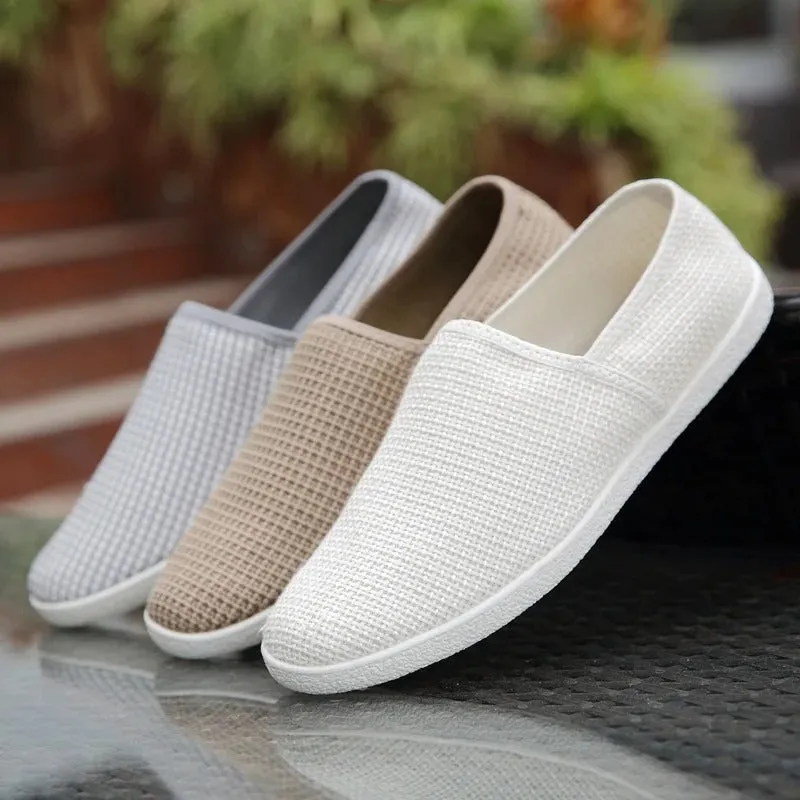 Men’s Casual Linen Loafers with Soft Material | Perfect for Casual Days