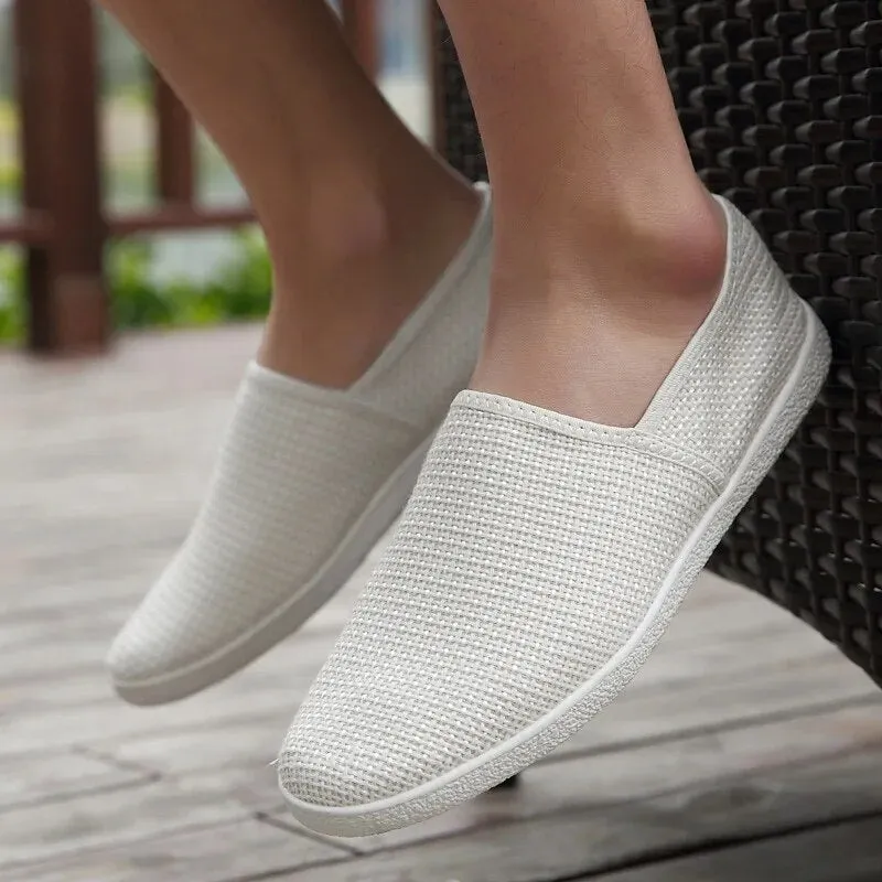 Men’s Casual Linen Loafers with Soft Material | Perfect for Casual Days