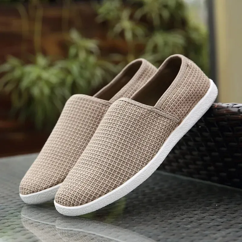 Men’s Casual Linen Loafers with Soft Material | Perfect for Casual Days