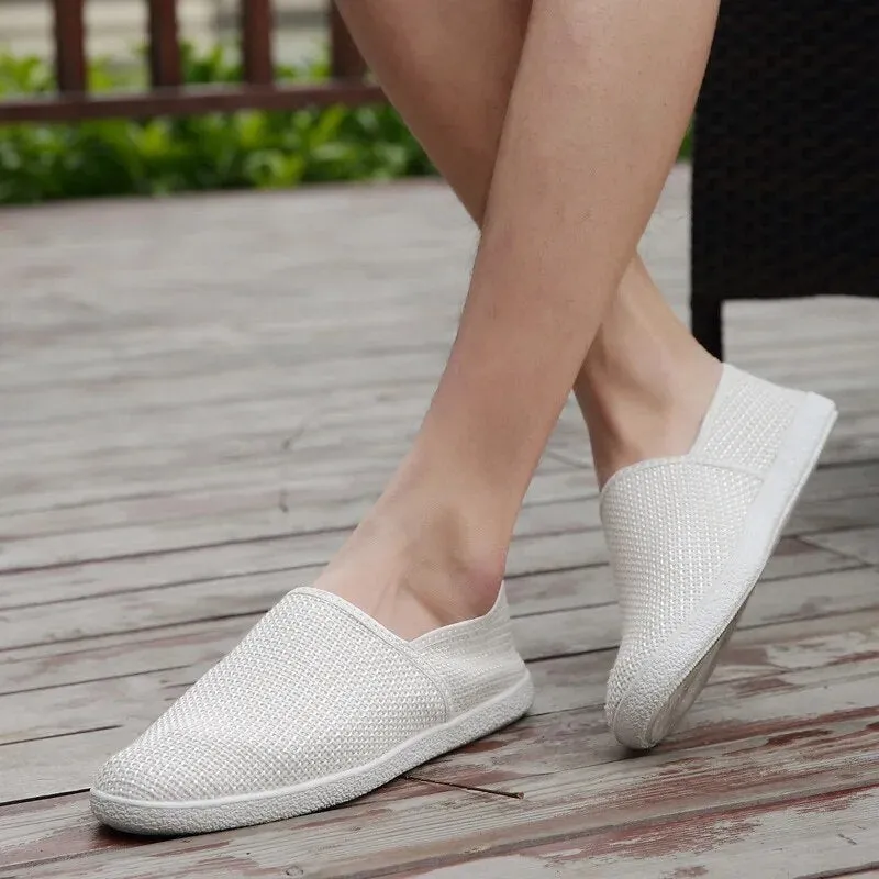 Men’s Casual Linen Loafers with Soft Material | Perfect for Casual Days