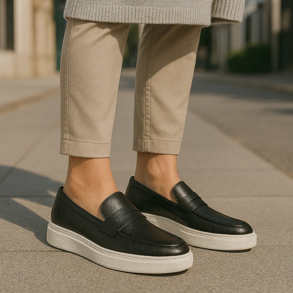 Men’s Loafer Shoes – Slip-On – Classic Penny Style – Chunky Sole – Smart Casual