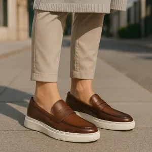 Men’s Loafer Shoes – Slip-On – Classic Penny Style – Chunky Sole – Smart Casual