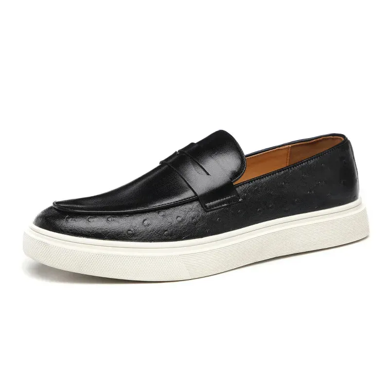 Men’s Loafer Shoes – Slip-On – Classic Penny Style – Chunky Sole – Smart Casual