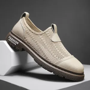 Men's Loafers Shoes Hollow Out Slip on