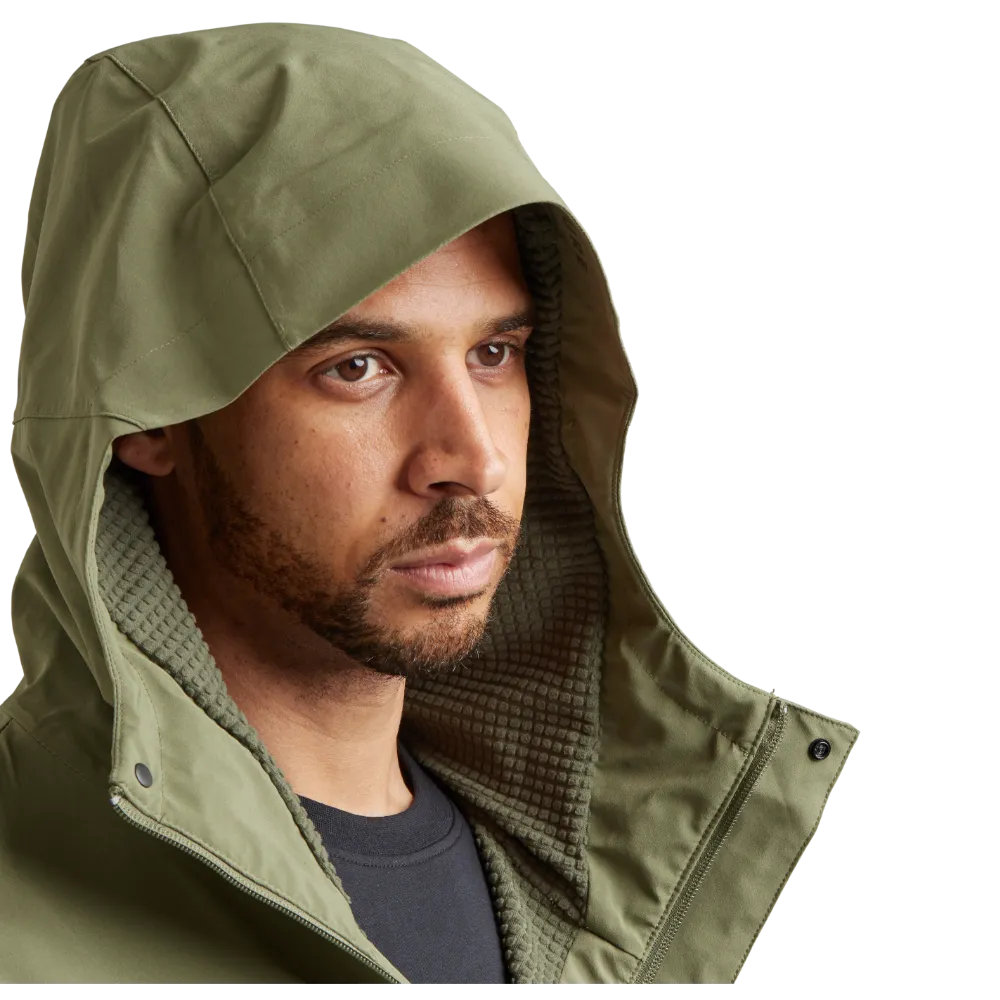 Men's Pursuit Waterproof Lightweight Changing Robe Jacket - Olive Green