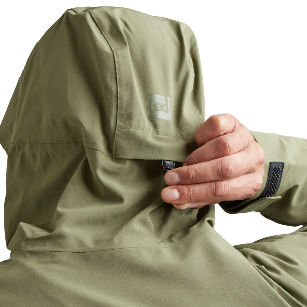 Men's Pursuit Waterproof Lightweight Changing Robe Jacket - Olive Green