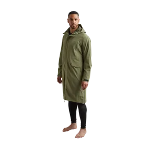Men's Pursuit Waterproof Lightweight Changing Robe Jacket - Olive Green