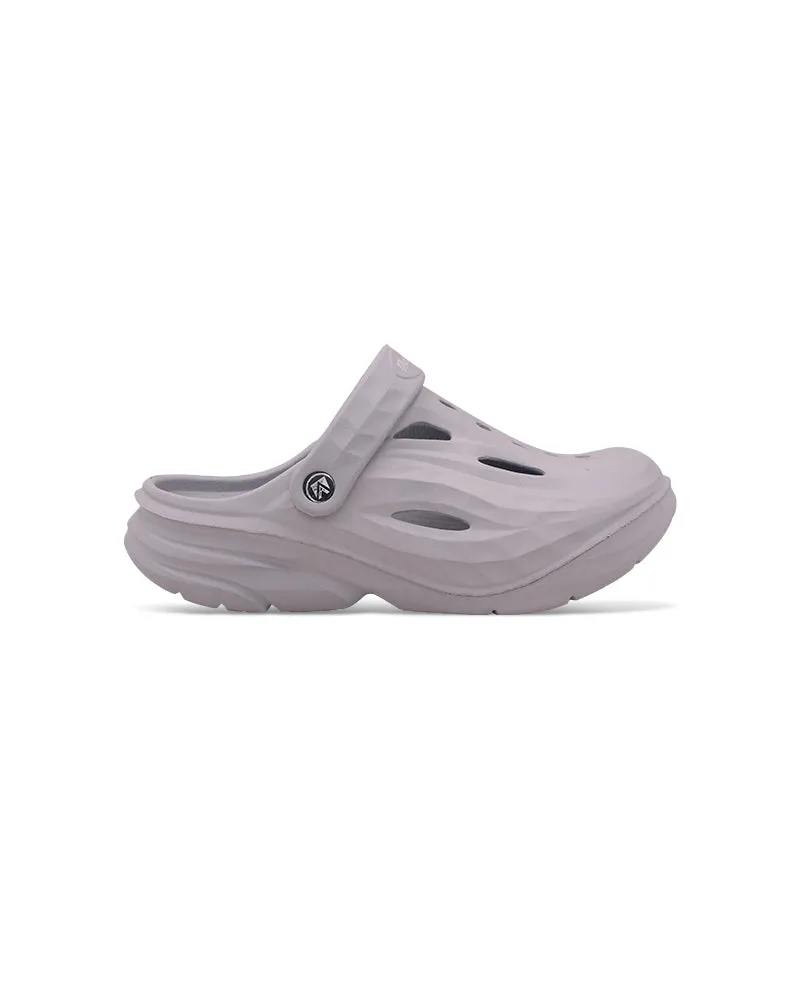 Men’s Stylish EVA Clogs with Back Strap | Wave-Textured & Perforated Design