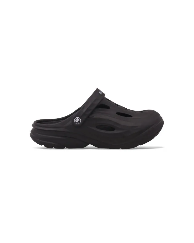 Men’s Stylish EVA Clogs with Back Strap | Wave-Textured & Perforated Design