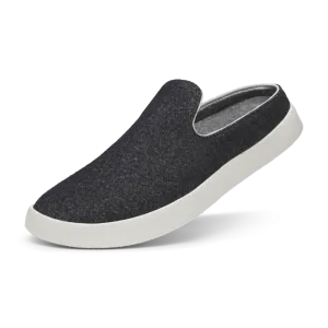 Men's Wool Lounger Mule - Dark Grey (Natural White Sole)