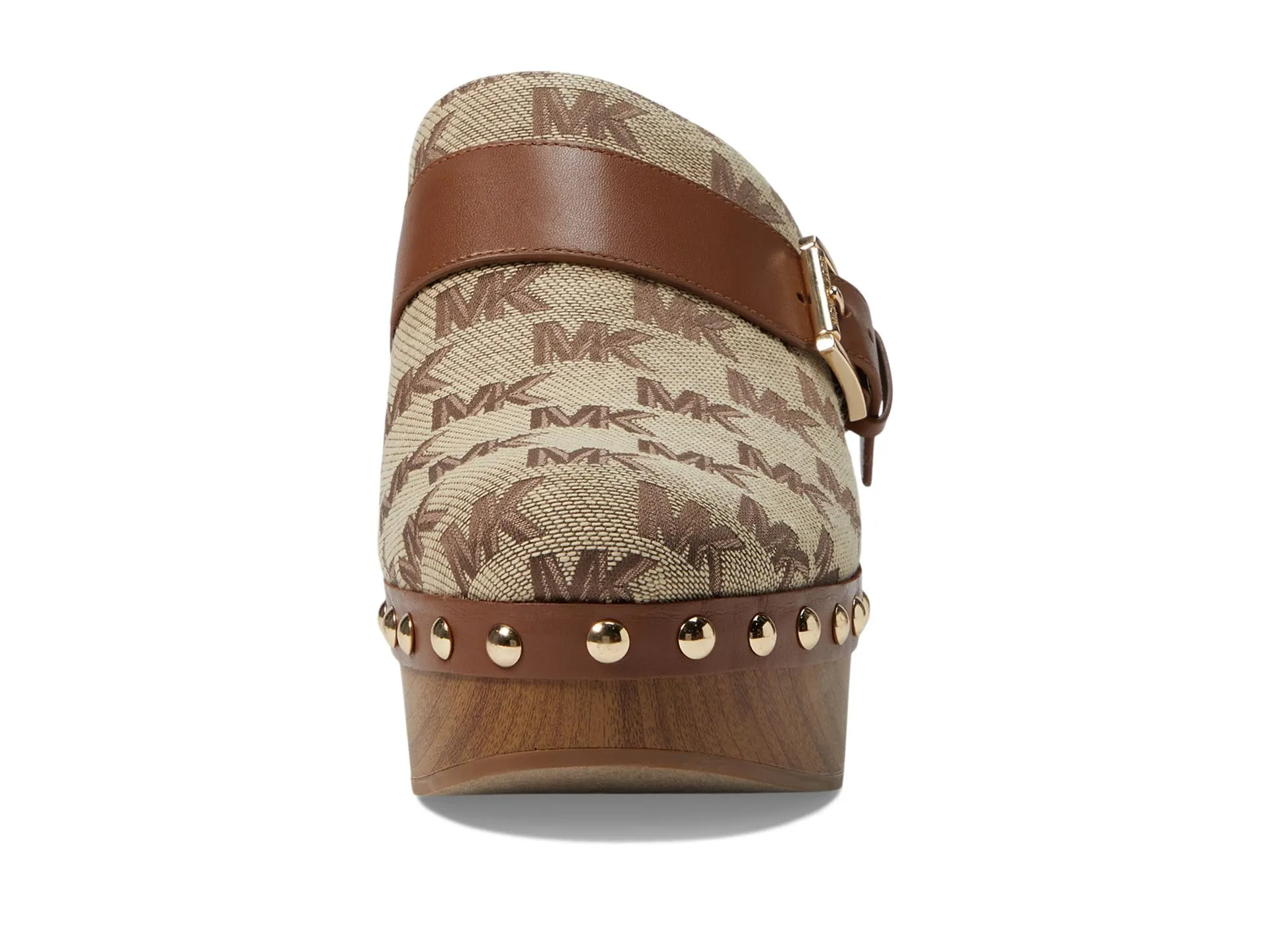 Michael Kors Rye Clog Beige/Ebony 8 M