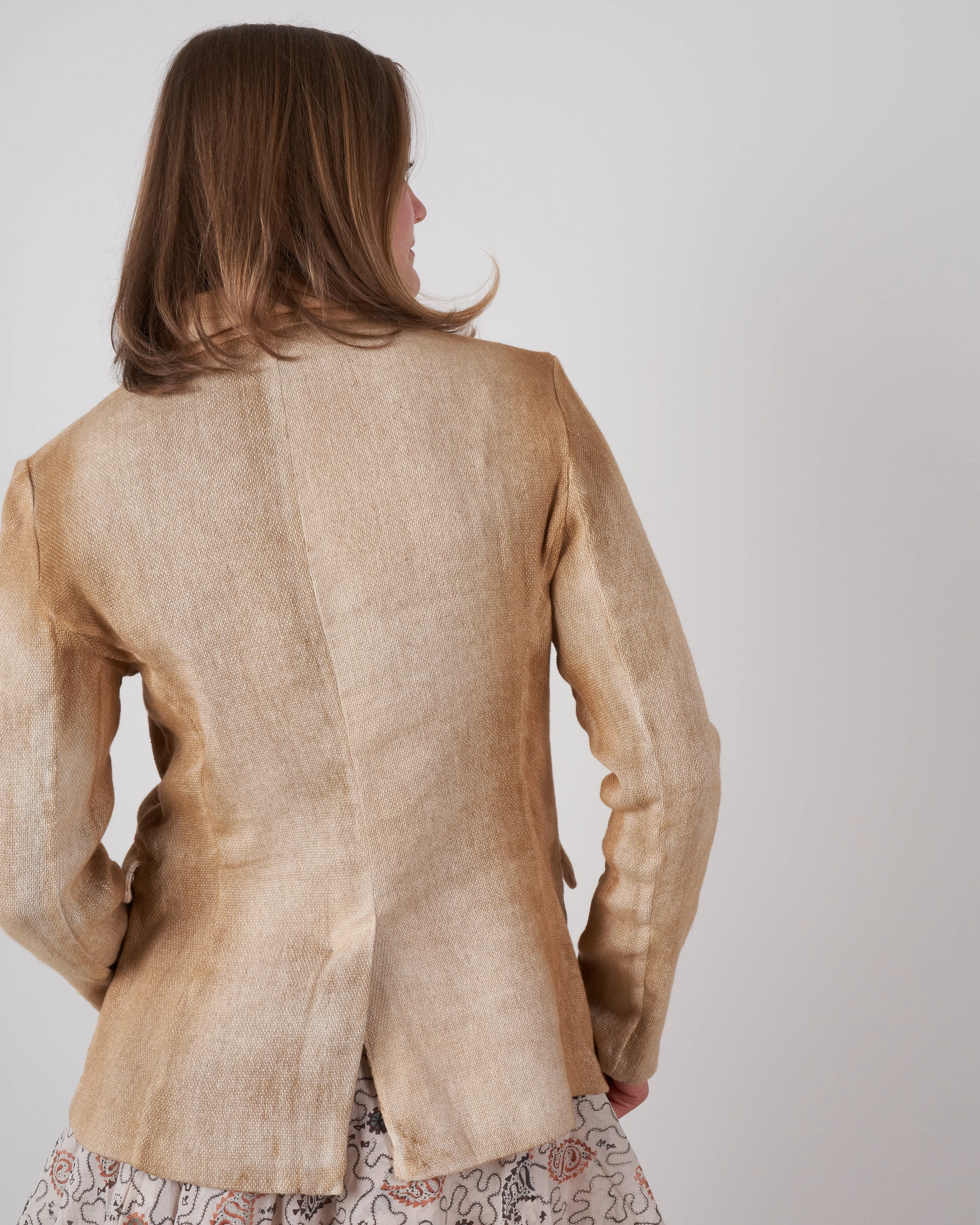micro mat stitch rever jacket - silence