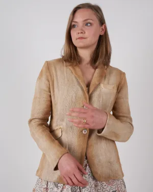 micro mat stitch rever jacket - silence