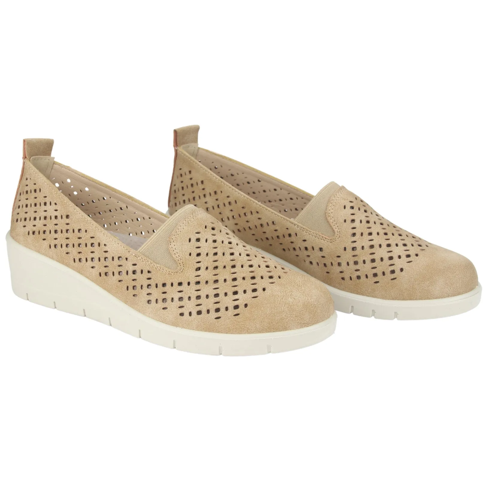 Mocasin Chalada Mujer Ditter-1 Beige Casual