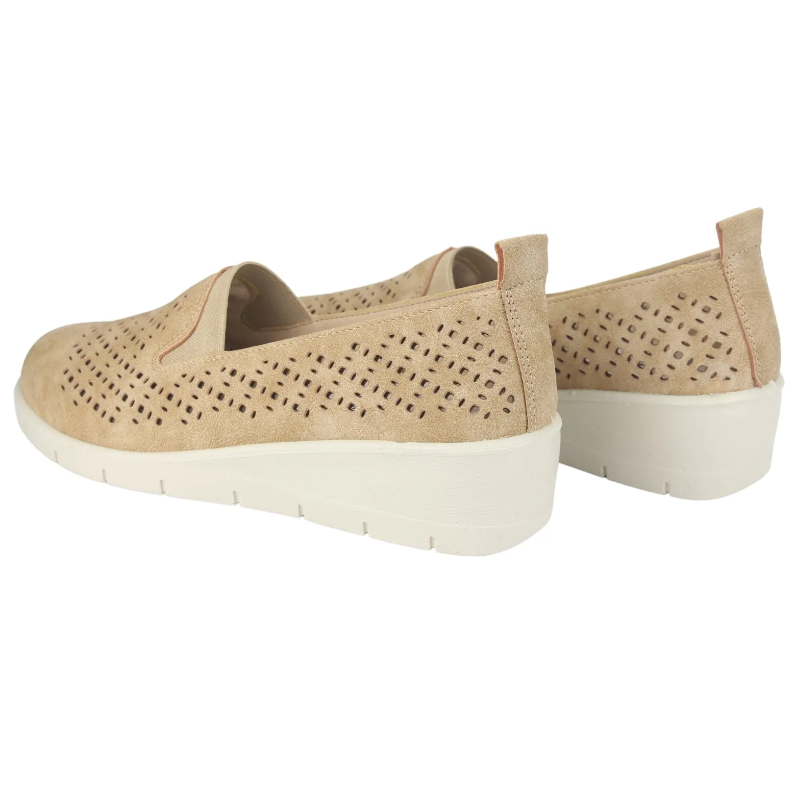Mocasin Chalada Mujer Ditter-1 Beige Casual