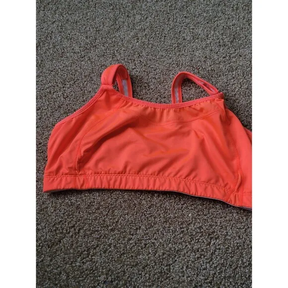 Neon Orange New Balance Sports Bra