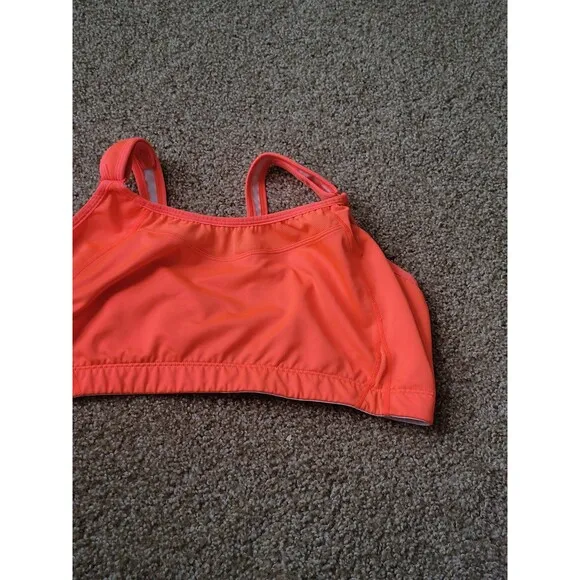 Neon Orange New Balance Sports Bra