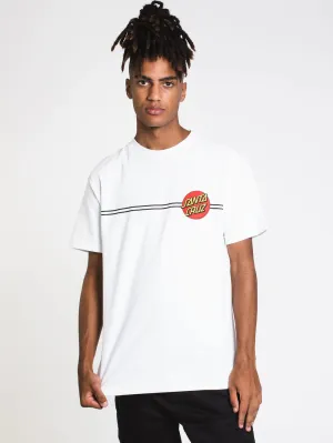 New SANTA CRUZ CLASSIC DOT T-SHIRT, Men's Sz L! White!