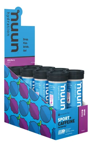 NUUN HYDRATION SPORT   CAFFEINE TABLETS X 8