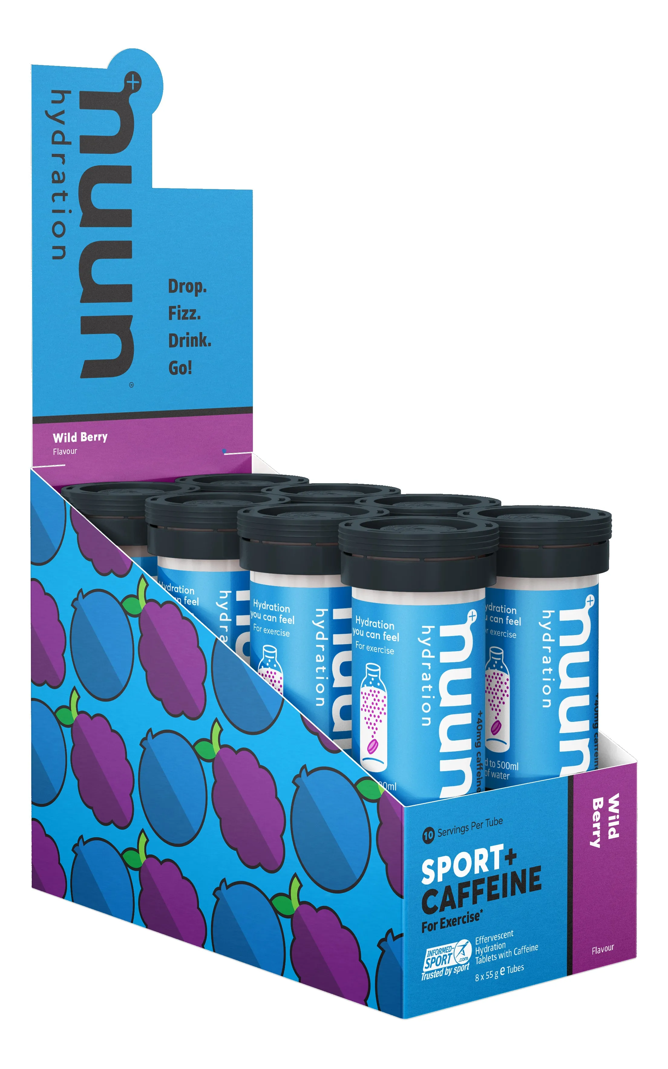 NUUN HYDRATION SPORT   CAFFEINE TABLETS X 8