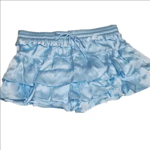 NWT Shug! Light Blue Ruffled skort, size Medium