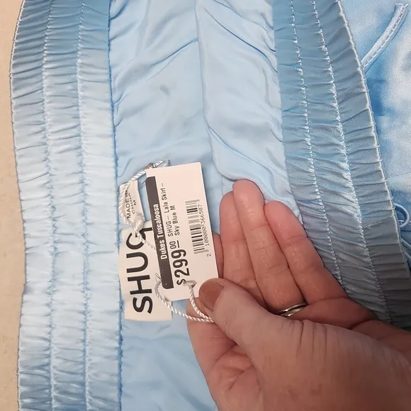 NWT Shug! Light Blue Ruffled skort, size Medium
