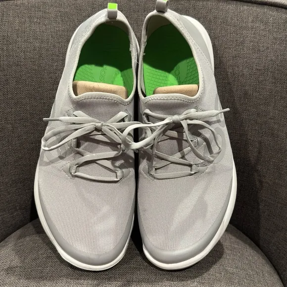 OOFOS Men's OOMG Sport LS Low Shoe Lace up - Slate Gray Size 12
