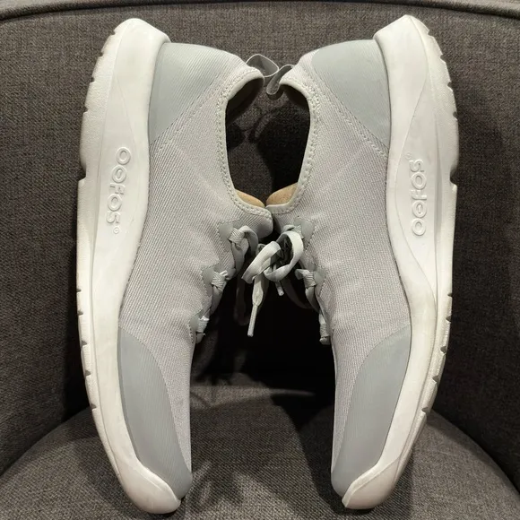 OOFOS Men's OOMG Sport LS Low Shoe Lace up - Slate Gray Size 12