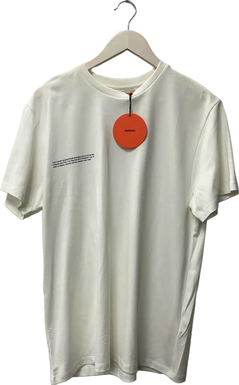Pangaia White Organic Cotton T-Shirt UK S
