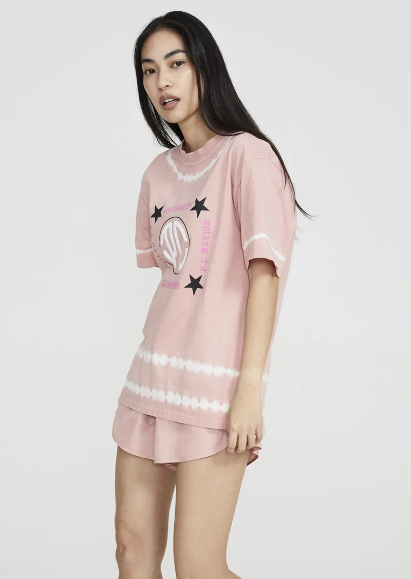P.E NATION Co-Driver Tee Pale Pink