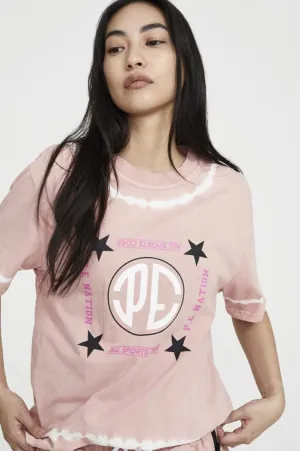 P.E NATION Co-Driver Tee Pale Pink