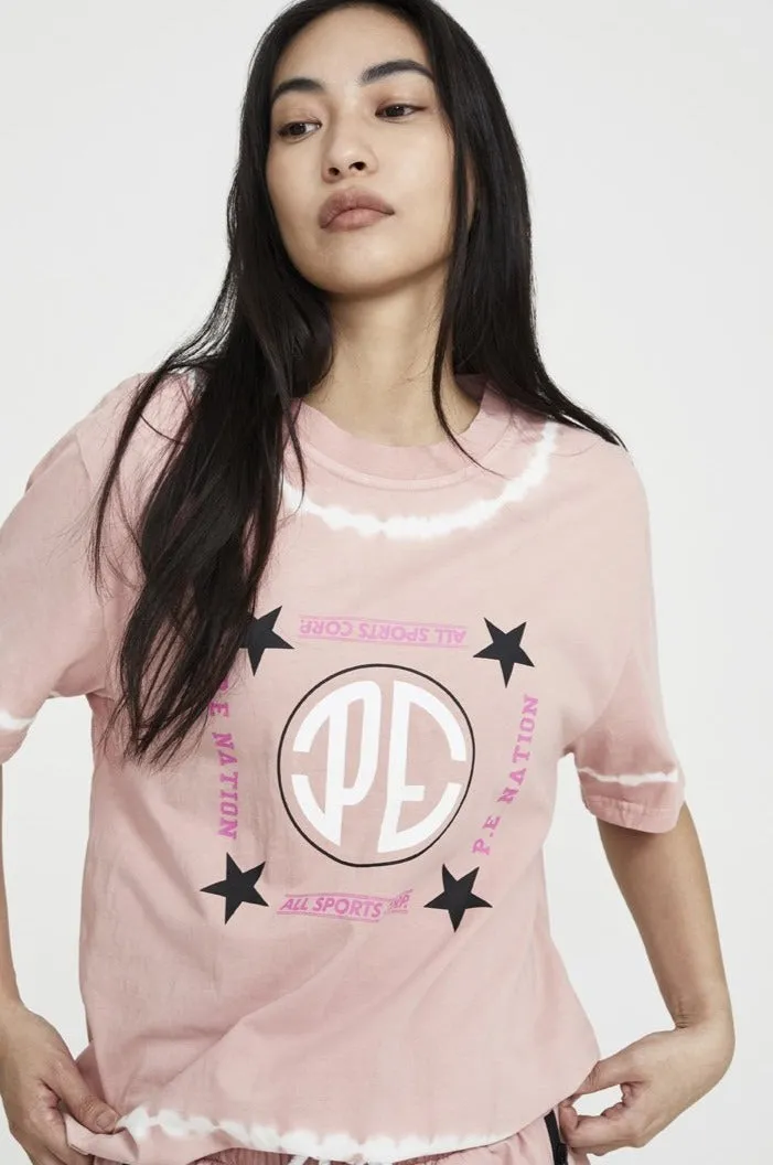 P.E NATION Co-Driver Tee Pale Pink