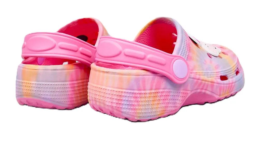 Peppa Pig Toddler Clogs EVA Slip-On Shoes with Peppa Pig Charms – Size 5-10