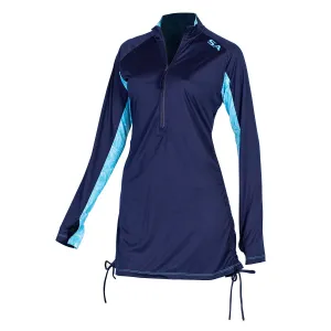 Performance Dress | Navy | Tidal Waves