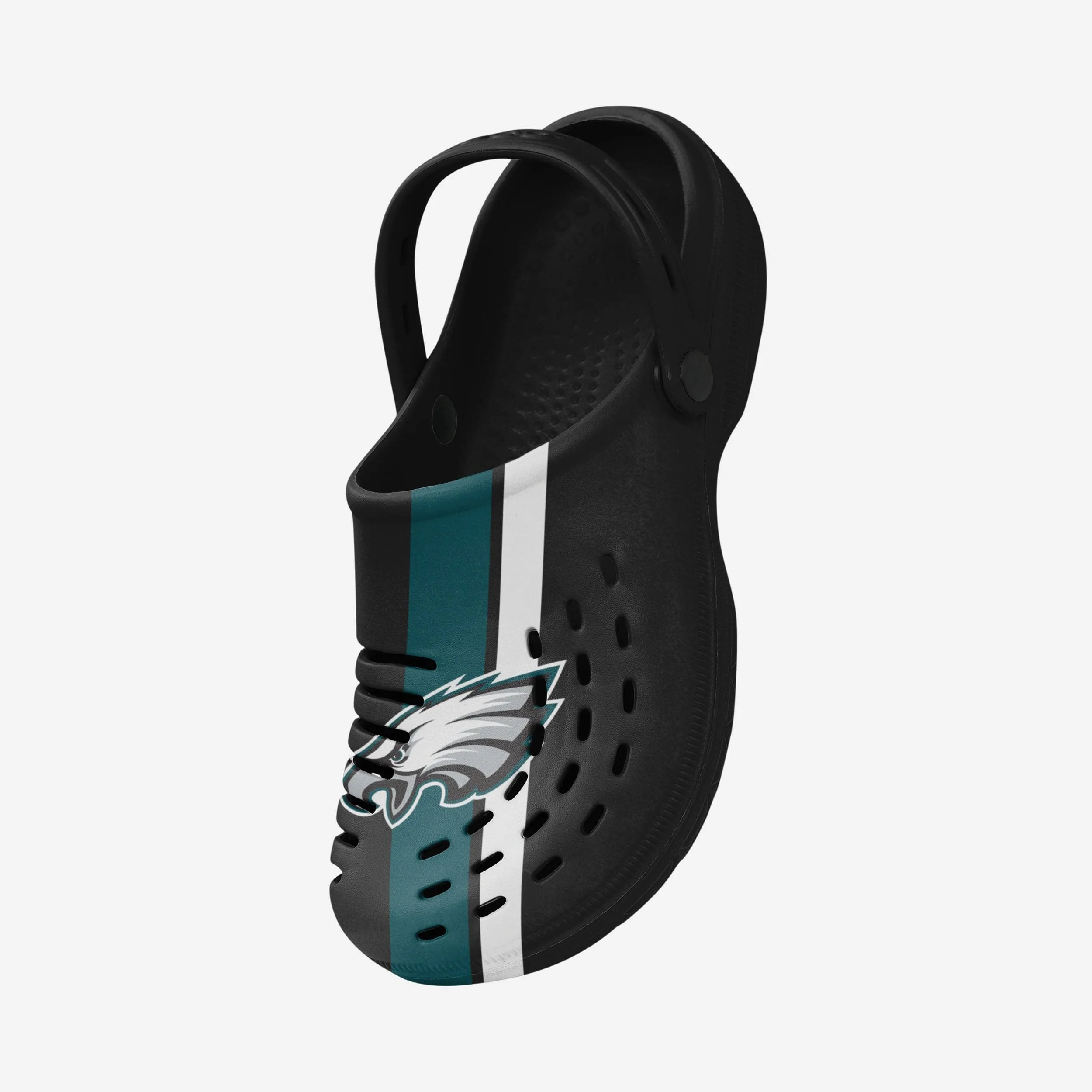 Philadelphia Eagles Team Stripe Clog With Strap