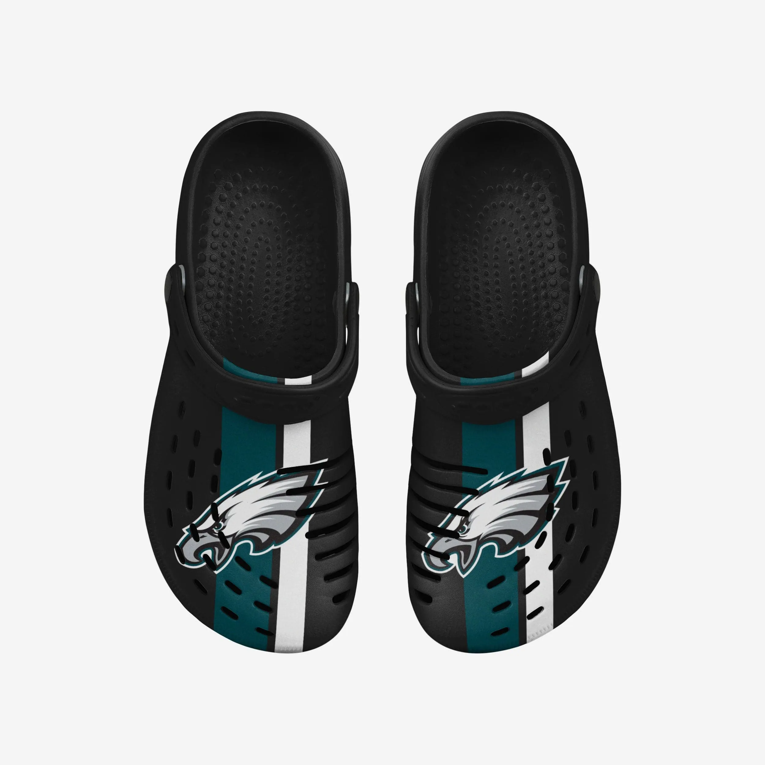 Philadelphia Eagles Team Stripe Clog With Strap